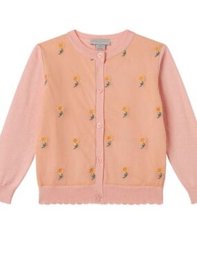 NWT Stella McCartney Floral Embroidered Cardigan